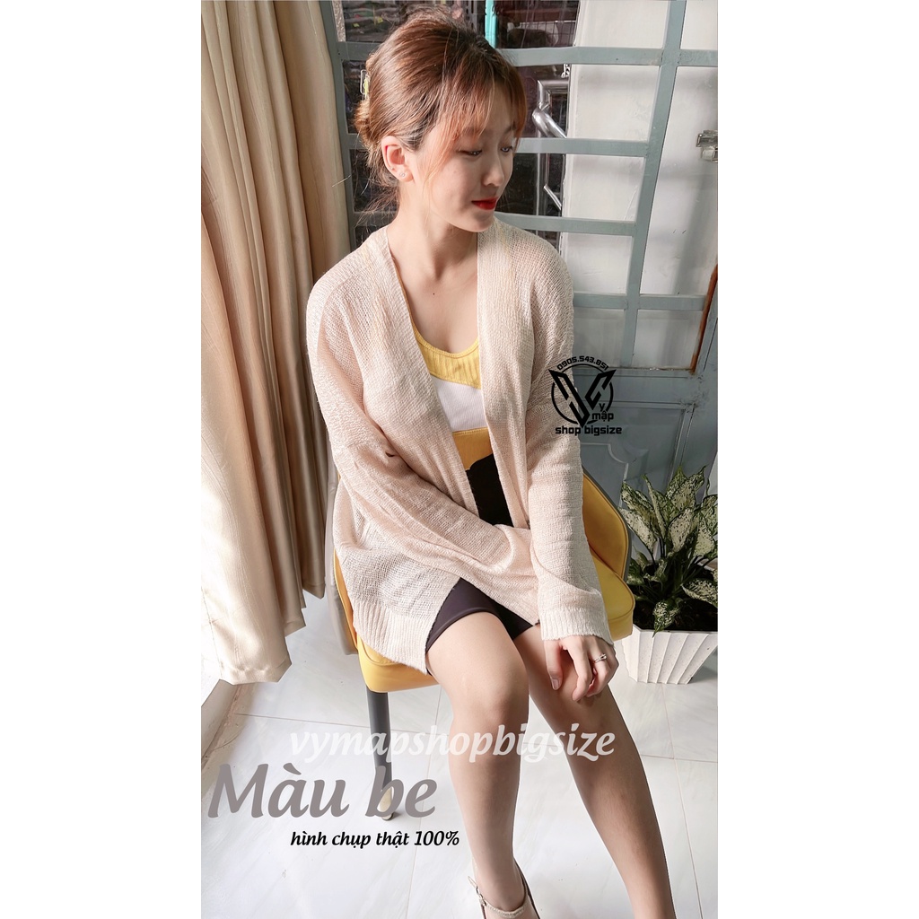 Áo khoác nhẹ ulzzang 6 màu BIGSIZE vymapshopbigsize