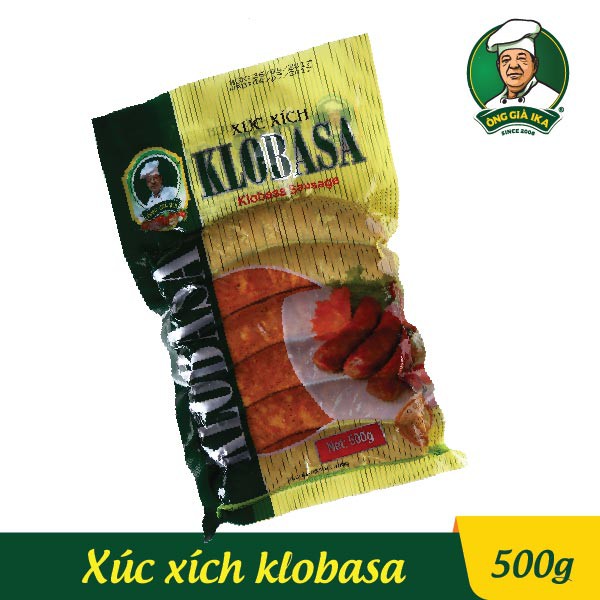 Xúc xích Klobasa 500g Ông già IKA