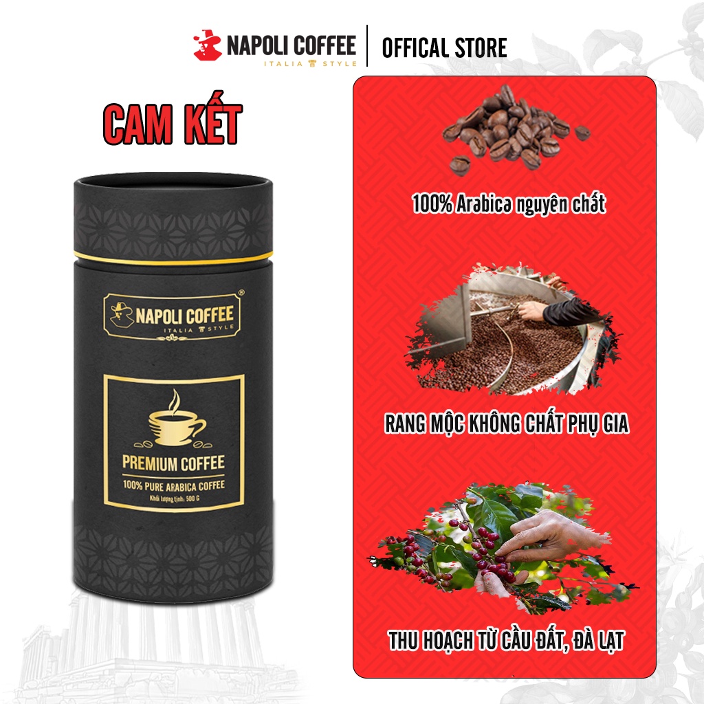 Cà Phê Combo Cầu Đất Lon 500g Và Cà Phê Gu Chồn Túi 500g