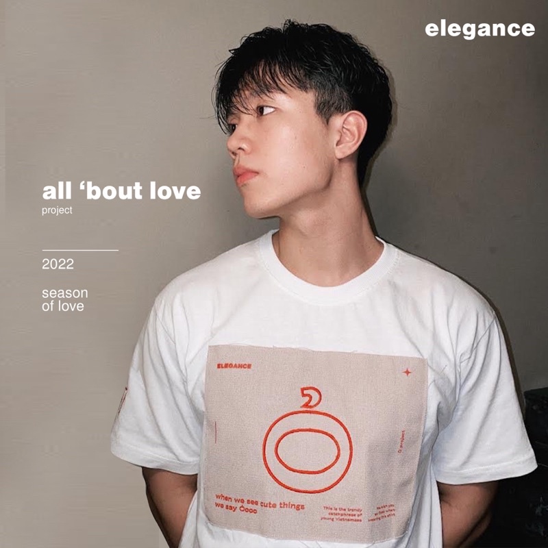Áo thun nam cổ tròn "Ỏ" Elegance
