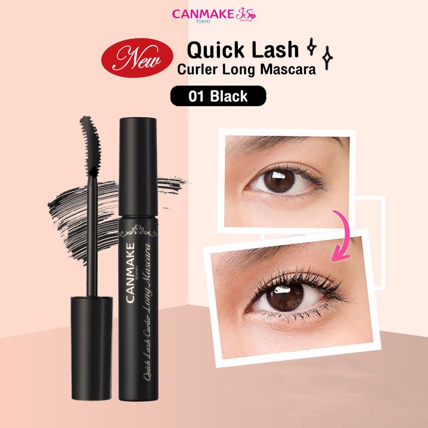 Mascara Chuốt Dài Mi CANMAKE Quick Lash Curler Long Mascara