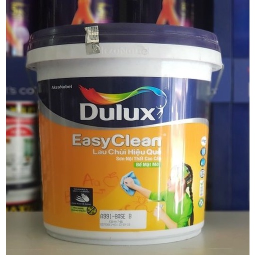 Sơn nội thất Dulux lau chùi hiệu quả