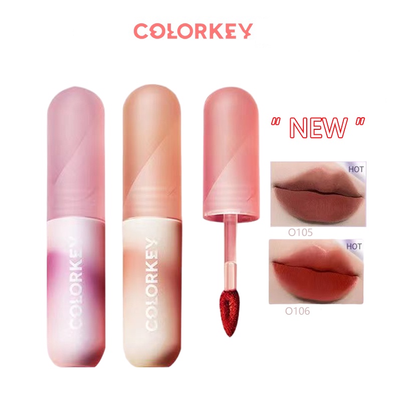 Colorkey colorkey colorkey Nhỏ colorkey Nhỏ colorkey Trứng Son Môi Nhung Lip Glaze Matte Chính Hãng 