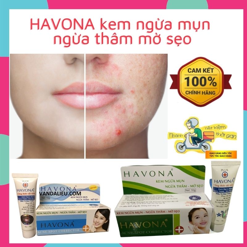 KEM NGỪA MỤN HAVONA PLUS 10G NGỪA THÂM, MỜ SẸO (MP3)