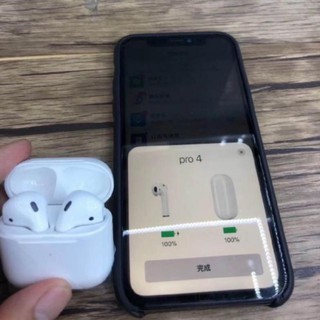 Tai nghe Airpod Pro 4 Blutooth 5.0 TWS Đàm thoại, âm thanh sắc nét, đổi tên và định vị chuẩn 2020 [RẺ VÔ ĐỊCH]