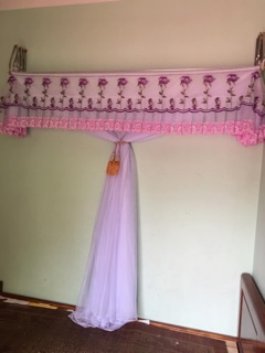 màn xếp không kèm khung 2mx2m50