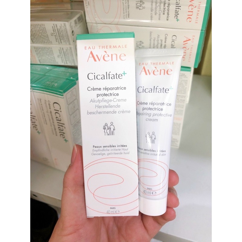 Kem phục hồi da avene cicalfate repair cream dành cho da đang sử dụng Retinol và BHA