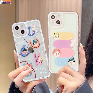 Ốp Điện Thoại TPU Mềm Trong Suốt Hình Hoạt Hình Cho iPhone13 iPhone12 Pro Max iPhone7 6 6s 8 Plus XR X XS Max SE