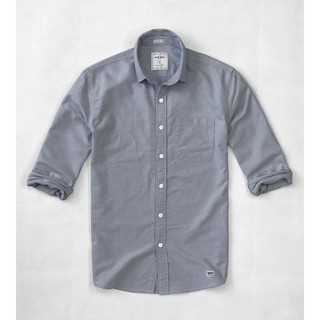 Áo sơ mi nam tay dài màu xám đậm vải oxford cao cấp chính hãng Forest Flanel - Đẳng Cấp Doanh Nhân