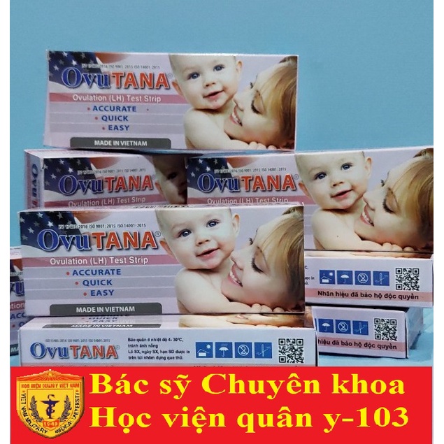Que thử rụng trứng Ovutana - Chính xác cao, test nhanh tìm thời điểm trứng rụng