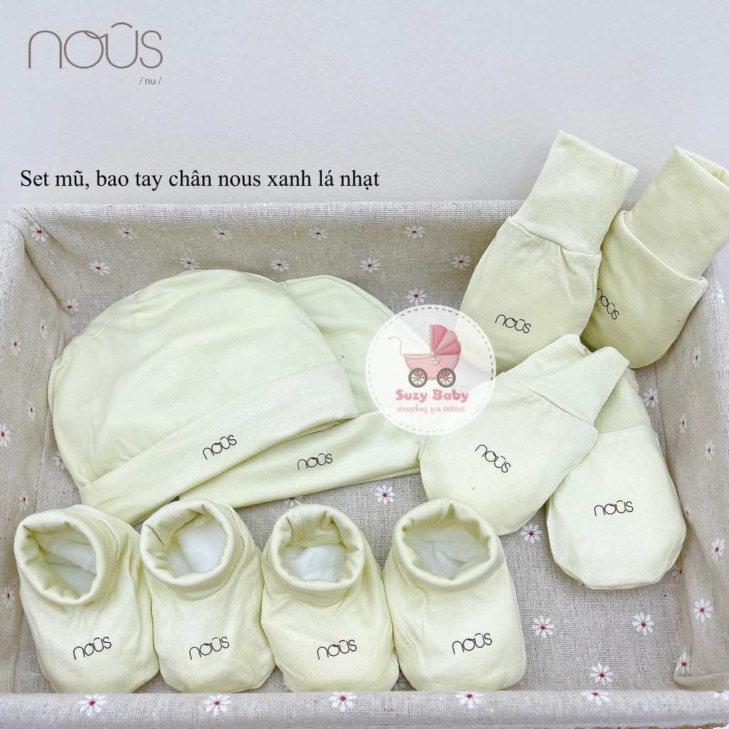 Set phụ kiện mũ bao tay chân petit nous