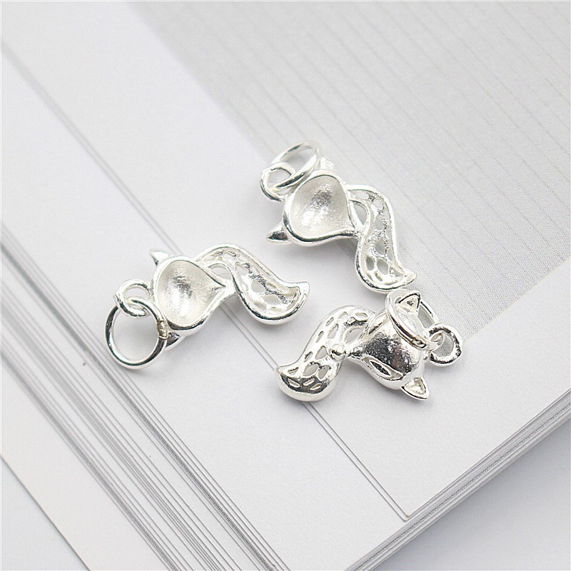 Charm bạc móc treo hồ ly 9 đuôi - Charm Bạc 925 - Mã CB128