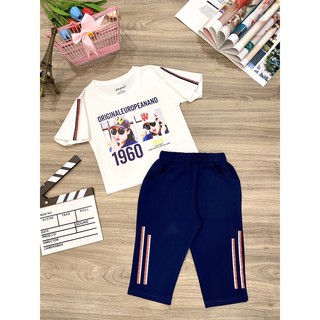 Bộ quần áo croptop cho bé gái 5-8tuổi