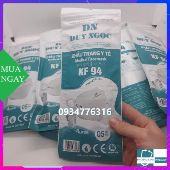 Khẩu Trang Kháng Khuẩn 4D/KF94- Khẩu Trang Y tế an toàn gói 10 chiếc