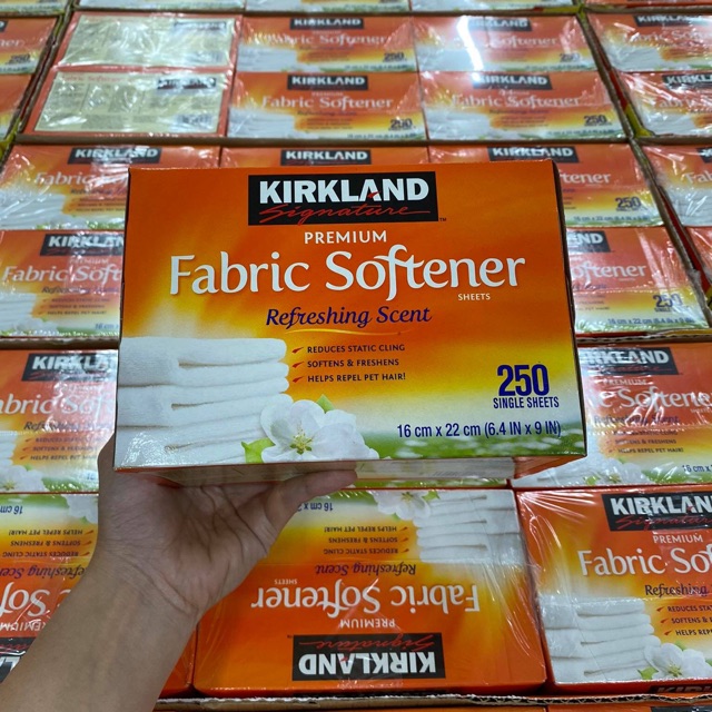 Giấy thơm quần áo Kirkland Fabric.Softener của Mỹ