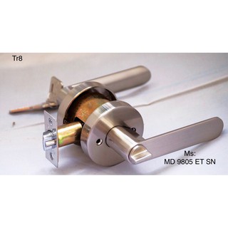 Khóa tròn gạt Howard inox màu trắng inox - BH 24 tháng