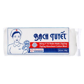 Bông gòn zigzag bạch tuyết 100g