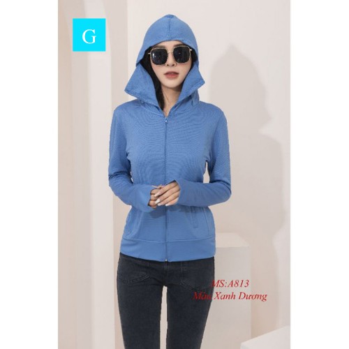 Áo chống nắng nam nữ tay dài chống tia UV vải kim thoáng khí GYGA | BigBuy360 - bigbuy360.vn