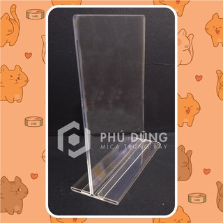 Kệ Menu Mica ĐỨNG A6 - Đế Lùa Tiện Lợi