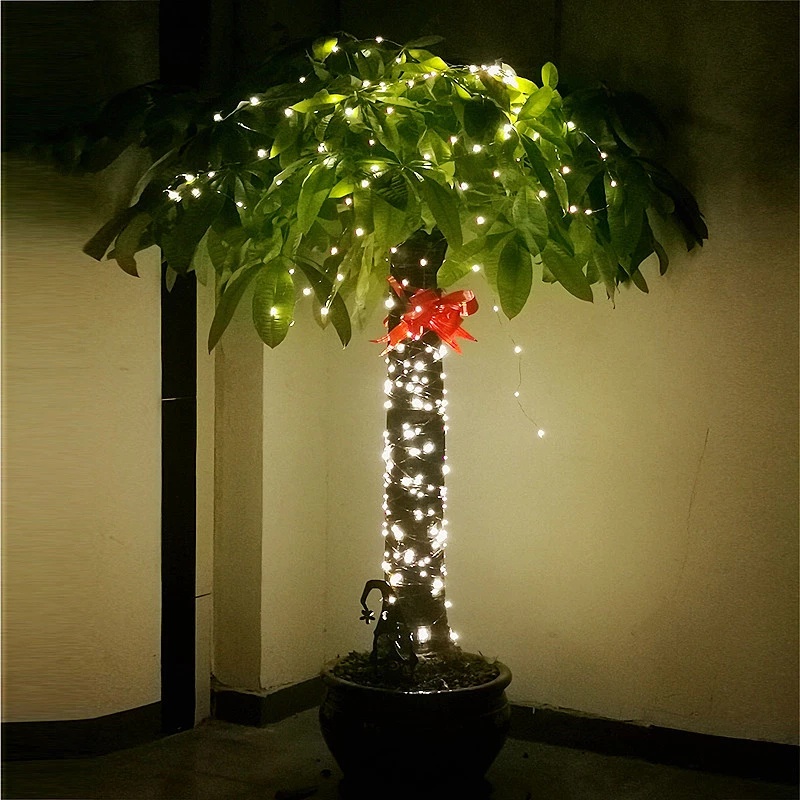 Dây đèn LED 1/5/10M đầu cắm USB không thấm nước dùng trang trí không gian nghệ thuật lấp lánh