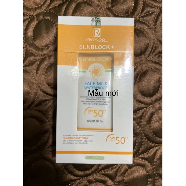 Kem chống nắng - sunblock REBORN 60ml