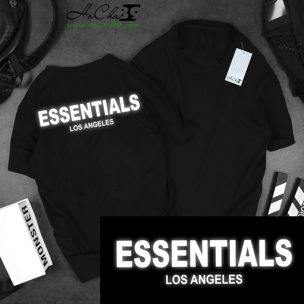 Áo Thun ESSENTIALS LOS ANGELES Phản Quang - Cotton 4C 65% Siêu mát