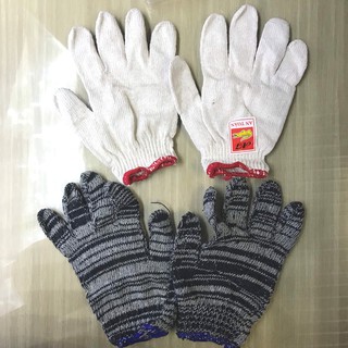 Combo 50 đôi găng tay len lao động loại dày