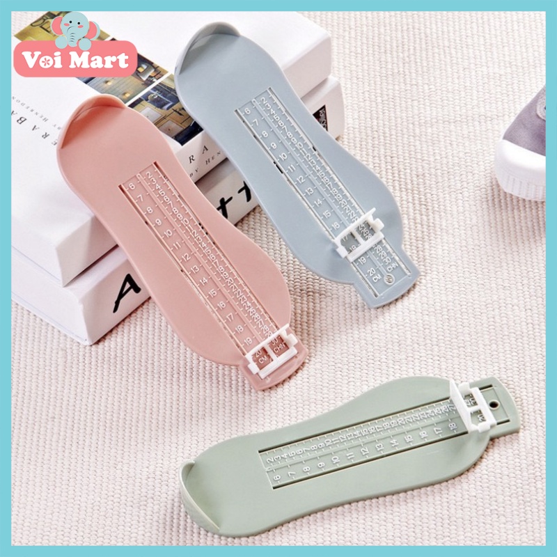 ⚡HOT⚡Thước Đo Chiều Dài Bàn Chân Cho Bé 3 Màu Siêu Xinh