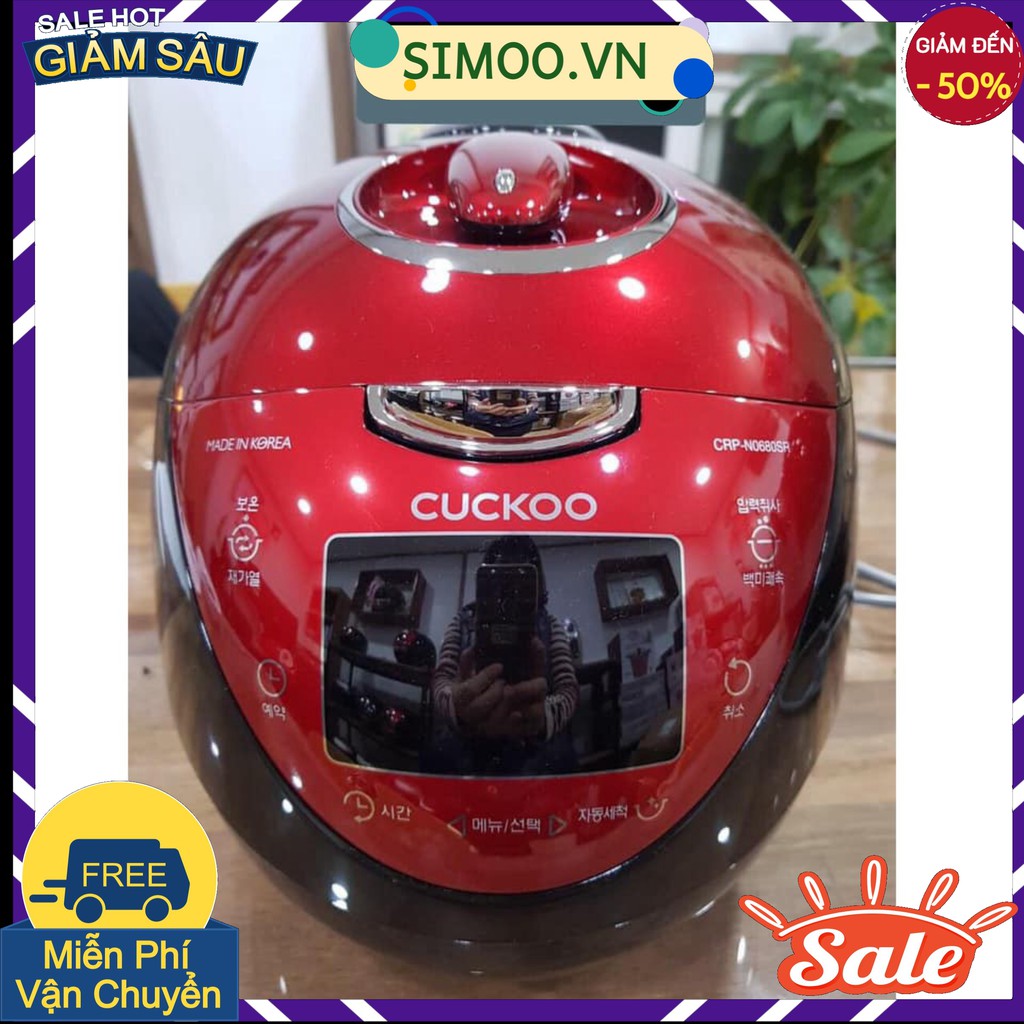 💥 ⚡ SẢN PHẨM CHÍNH HÃNG💥 ⚡ Nồi cơm Áp suất Điện tử cuckoo CRP-N0680SR 1.08L 💥 ⚡