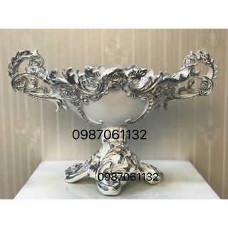 Bình hoa composite cổ điển dáng thuyền