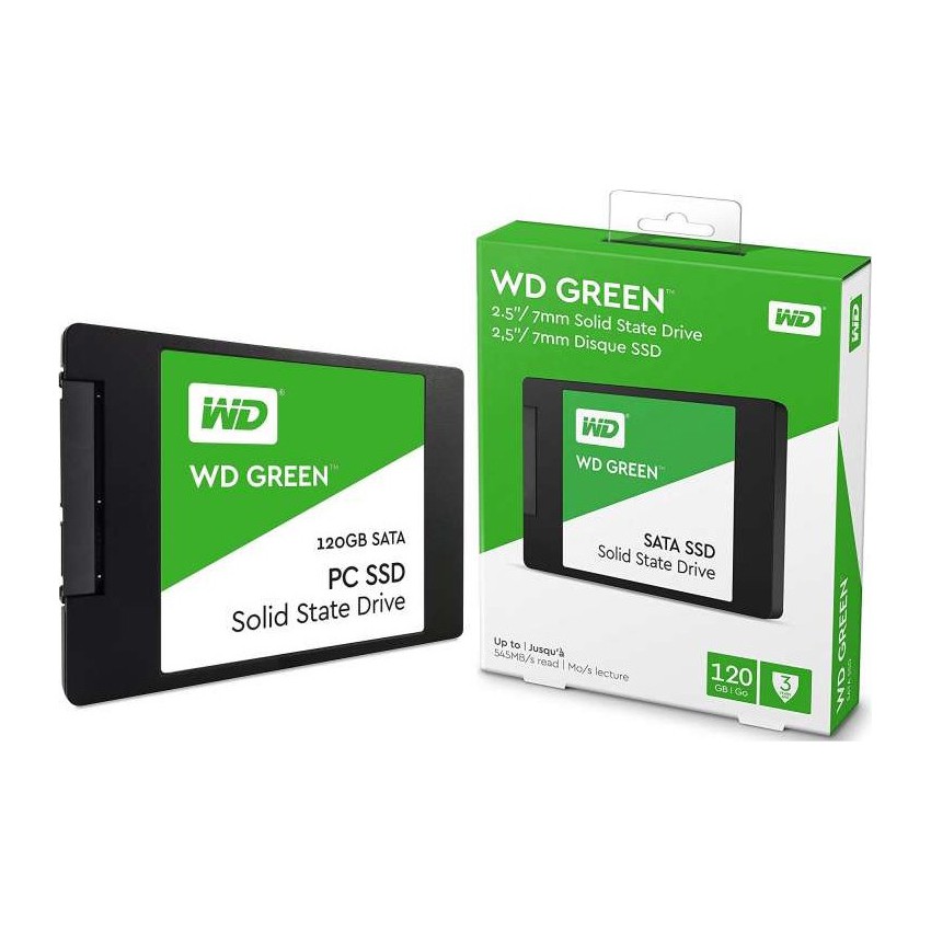 [Mã ELMS5 giảm 7% đơn 300K] [SPC] Ổ Cứng SSD WD Green 120GB