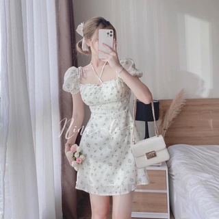 VÁY HOA NHÍ DÂY CỔ