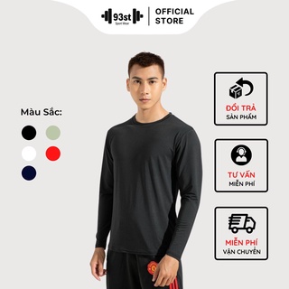 Áo body giữ nhiệt thể thao nam, áo thun lạnh tập gym, đá bóng nam tay dài by 93st gym