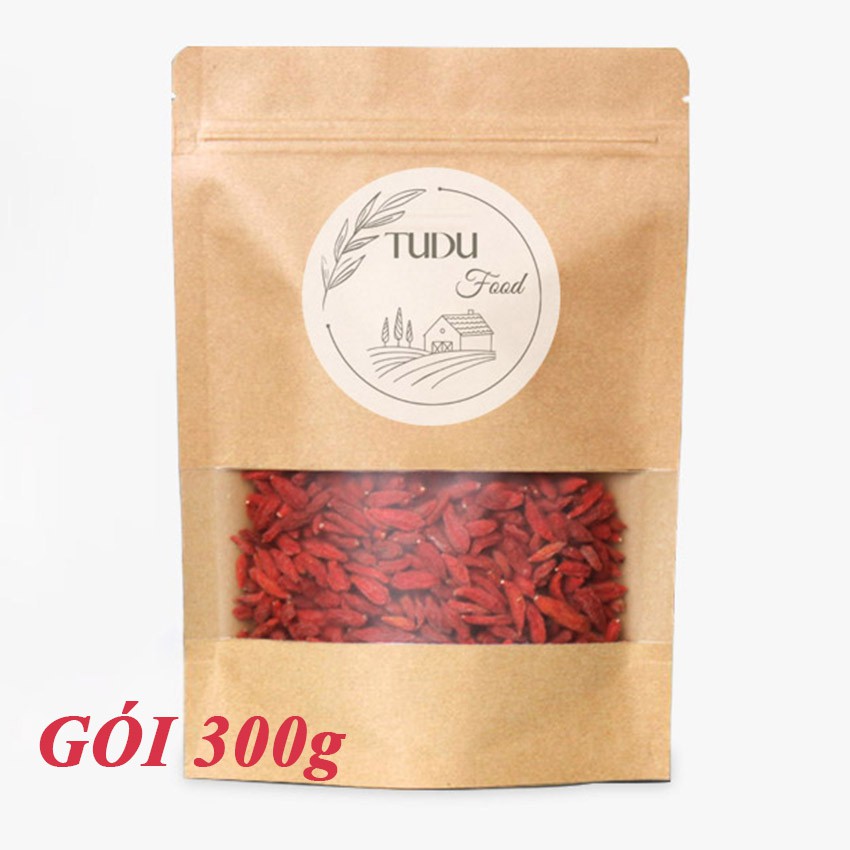 Trà kỷ tử đỏ 300g thượng hạng loại 1 chất lượng cao, thức uống bổ dưỡng đóng gói