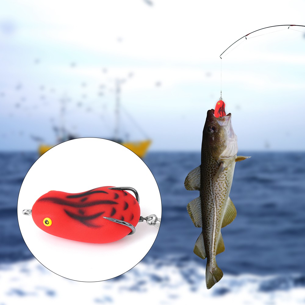 Mồi câu cá giả nhiều màu sắc thu hút con mồi chuyên dụng chất lượng cao