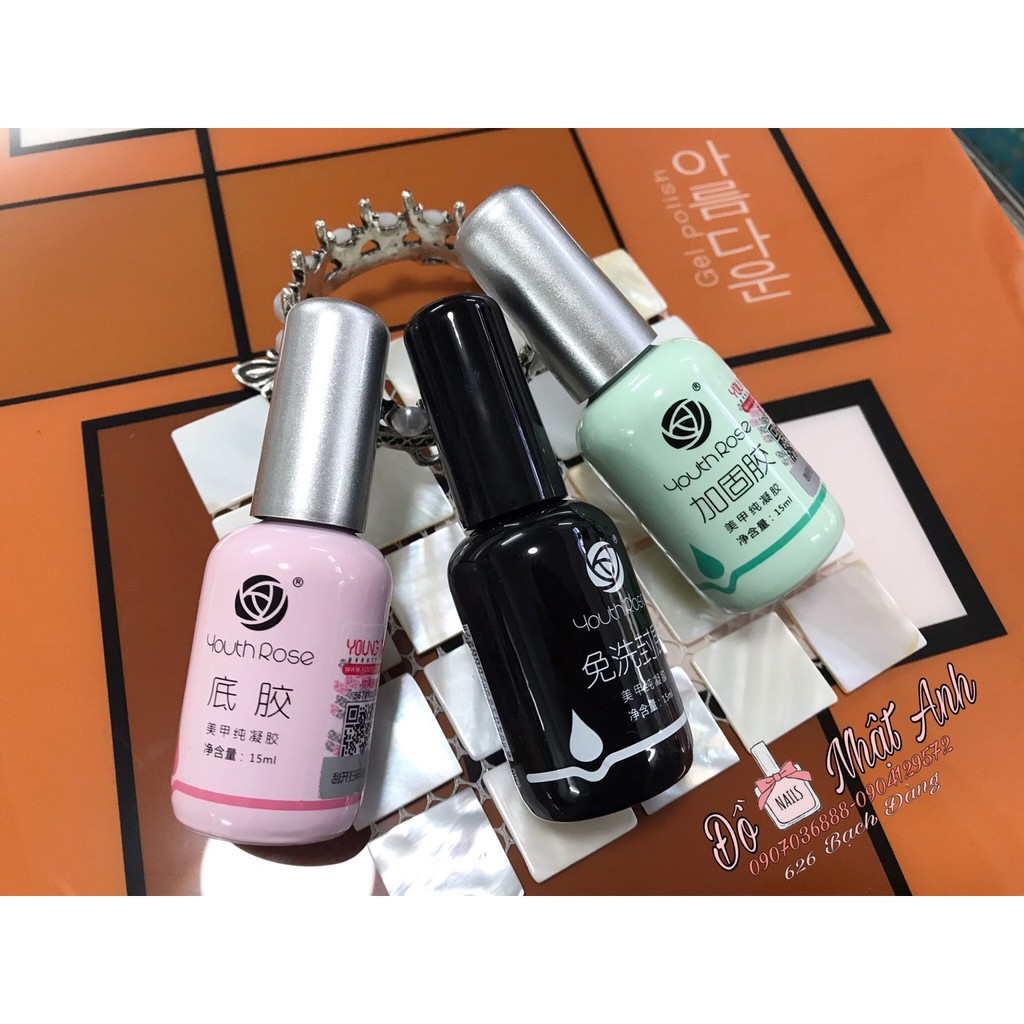 Base, Top,Cứng móng Hoa hồng