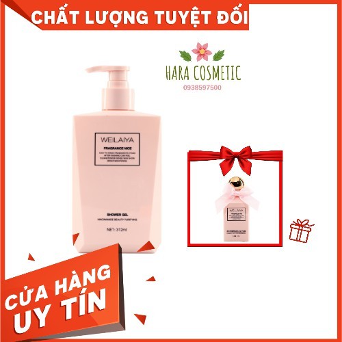 Sữa Tắm Trắng Da Hương Nước Hoa WEILAIYA - Làn Da Căng Bóng Mịn Màng