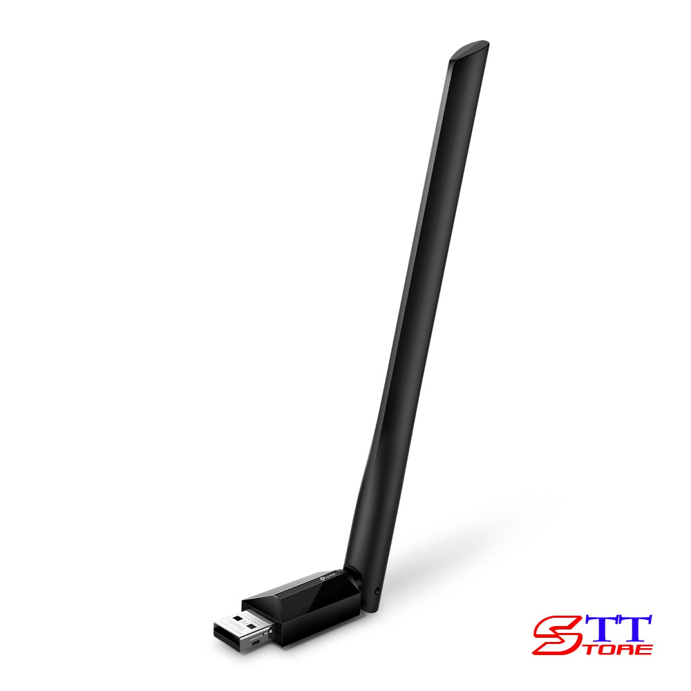 USB Thu Sóng Wifi TP-LINK Archer T2U Plus Bộ Chuyển Đổi USB Wi-Fi Băng Tần Kép AC600 - Hàng Chính Hãng