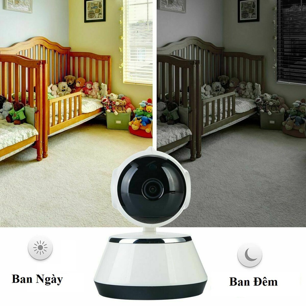 camera mini wifi v380 - 1080p, xoay 360 độ chính hãng - 100% tiếng việt - cảnh báo chuyển động   . | BigBuy360 - bigbuy360.vn