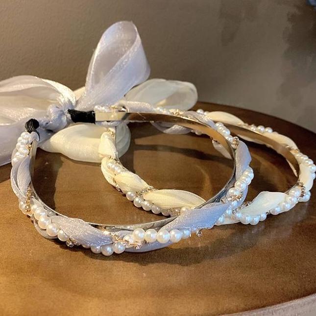 Dây Ruy Băng Cột Tóc Bằng Lụa Chống Đứt Một Mảnh