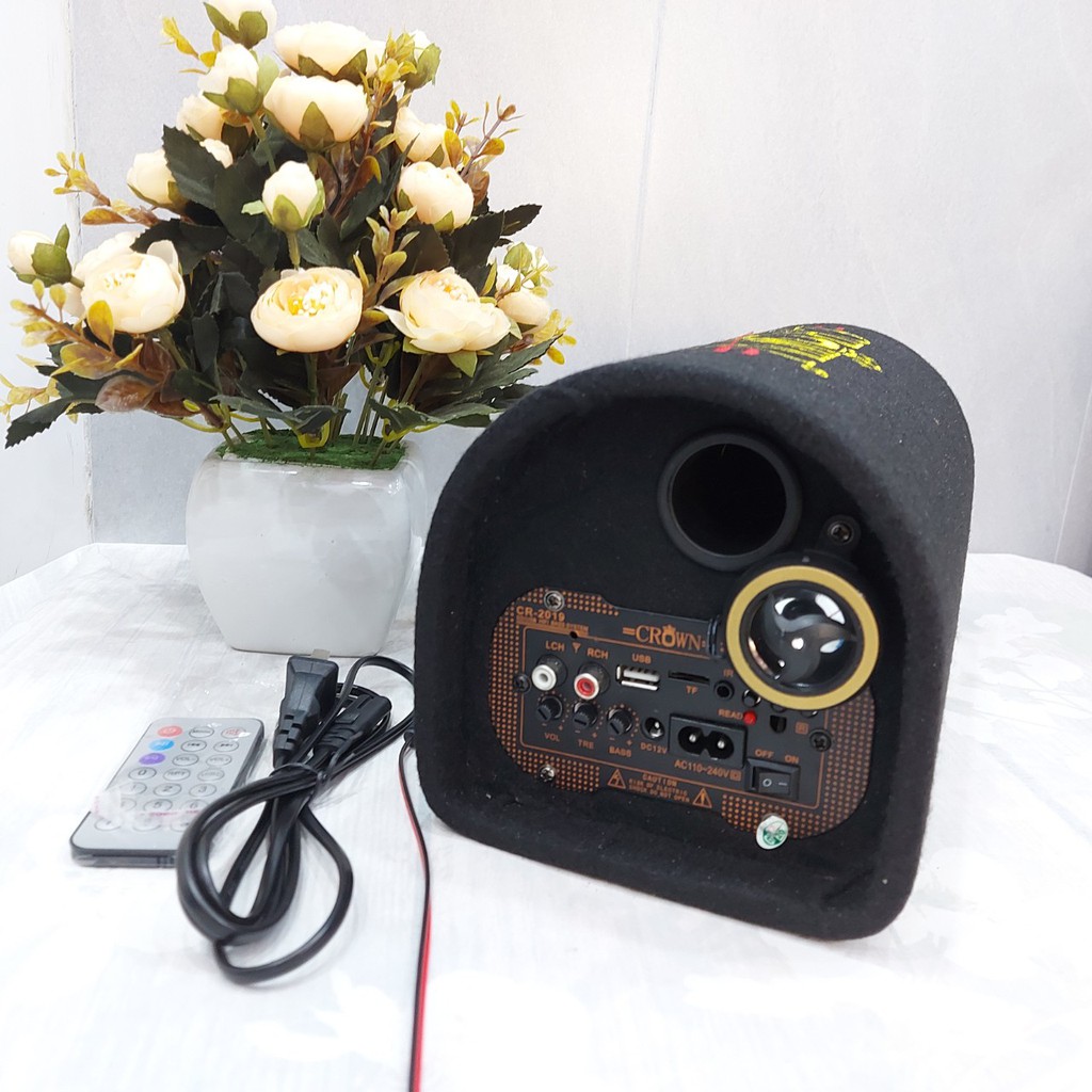 Loa Bluetooth Crown Số 5 | Loa dáng Bom Bia độc đáo, âm thanh sống động, bass sâu, mạnh| Bảo hành 6 tháng