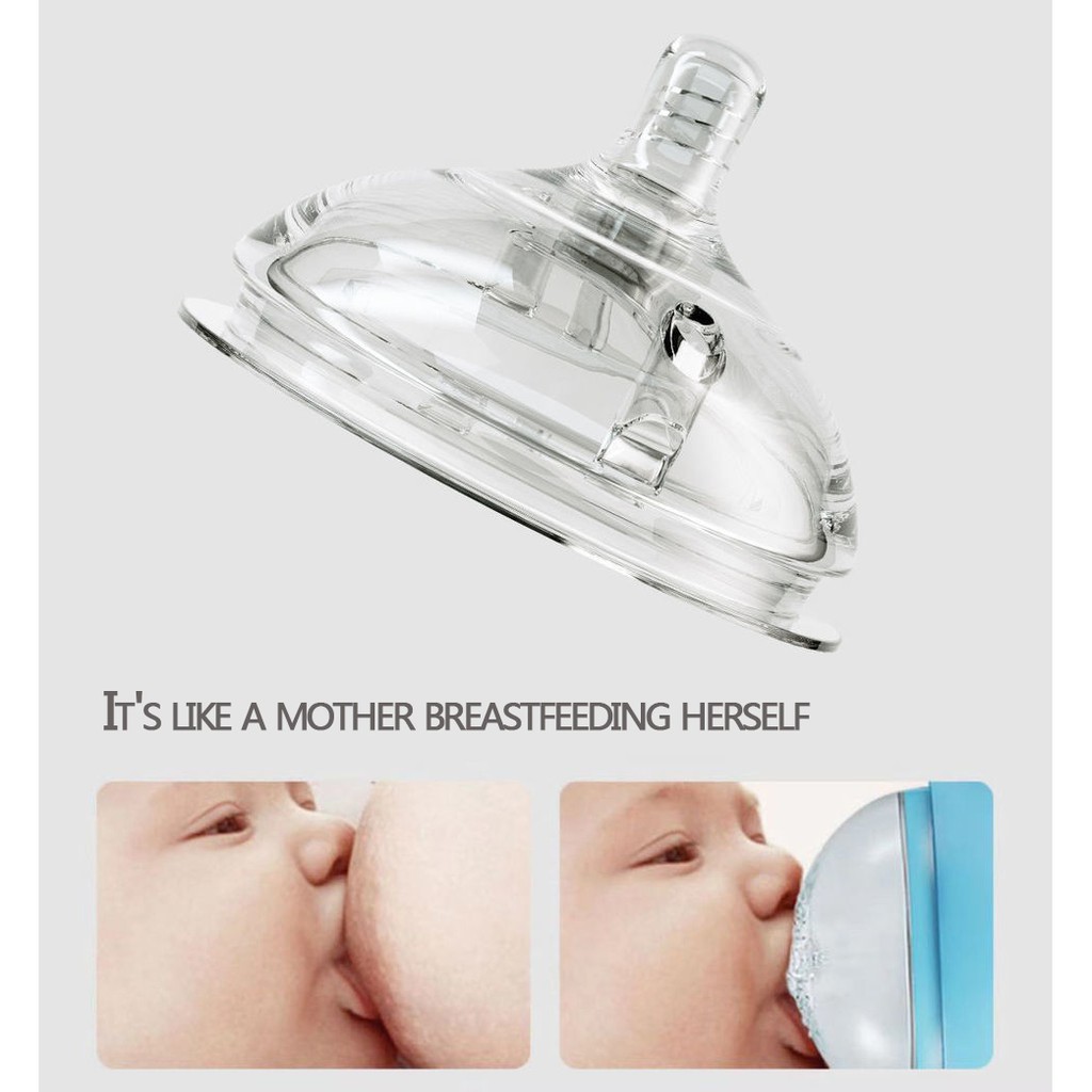 Bình sữa trẻ em bằng silicon IPEARL,Mỏ vịt quà tặng, kích thước 7CM, mô phỏng cảm giác của mẹ