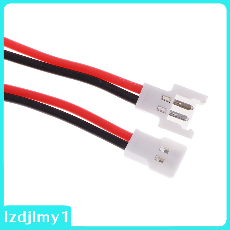 Set 10 Dây Cáp Sạc Pin 1s 3.7v 2-pin Chuyên Dụng Cho Máy Bay Điều Khiển Từ Xa