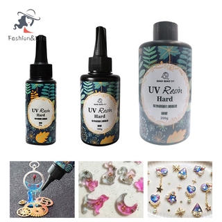 (Hàng Mới Về) Gel Uv Resin Trong Suốt Kích Thước Lớn Khô Nhanh Không Độc Hại