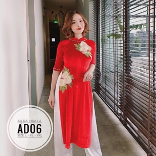 áo dài nhung bigsize 55kg-90kg