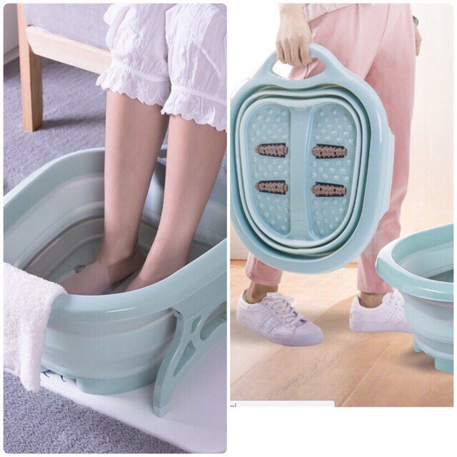 Chậu Ngâm Chân Massage  Gấp Gọn