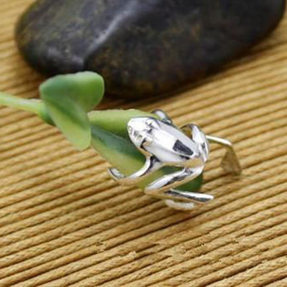 Khuyên Kẹp Vành Tai Hình Chú Ếch Nhiều Màu Thời Trang