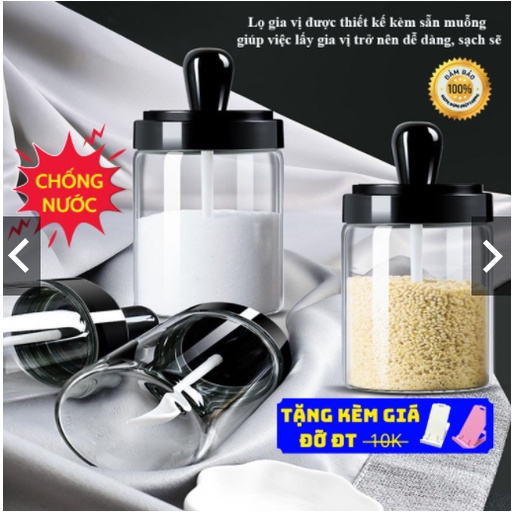 [Hàng Cao Cấp] Lọ Đựng Gia Vị, Hũ Đựng Gia Vị Kèm Muỗng Mẫu Mới | BigBuy360 - bigbuy360.vn