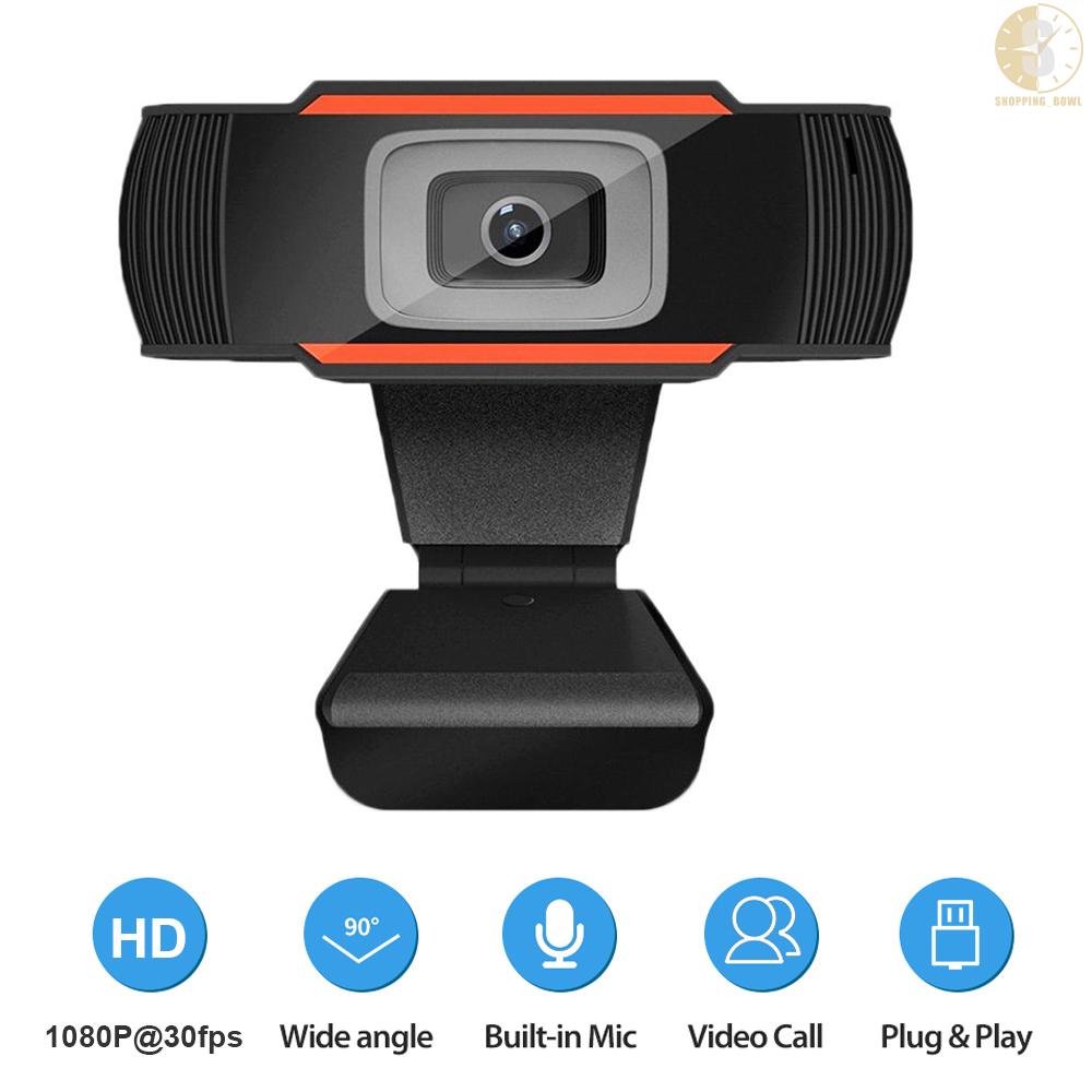 Webcam 1080p Tích Hợp Micro Giảm Tiếng Ồn Cho Laptop / Máy Tính Để Bàn | BigBuy360 - bigbuy360.vn