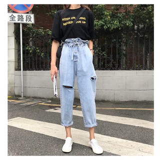 [Order] Quần bò cạp chun rách